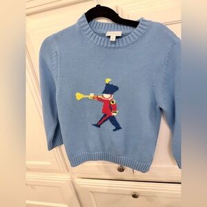 Little English Light Blue Knit Sweater